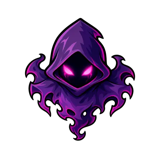 Hush Wraith — small purple Drought enemy that chases the player.